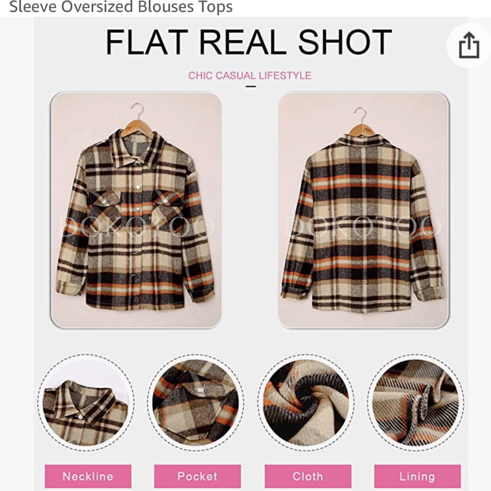 Plaid Shacket - Picture 7 of 14